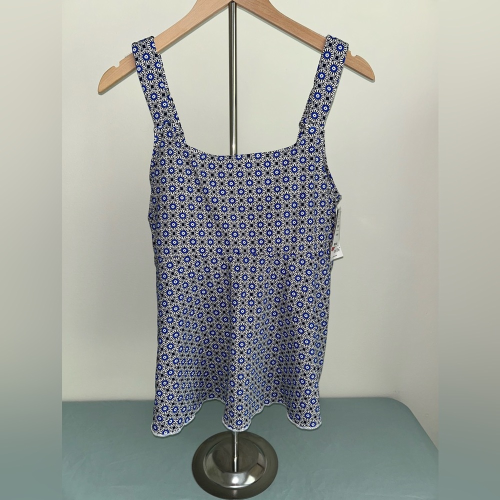 Lands End tankini top NWT